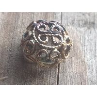 Старая серьга скань