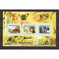 Гвинея 2011 Фауна домашние собаки - 1 лист MNH**