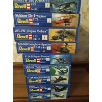 Revell ,Сборные модели  одним лотом 9 моделей