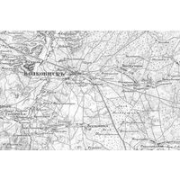 Старая карта 1850 вся Беларусь GPS