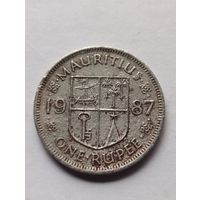 Маврикий. 1 рупия 1987 года. (4).