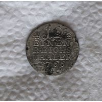 1/12 талера 1766 г