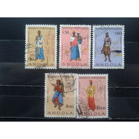 Ангола, колония Португалии, 1957. Национальные костюмы