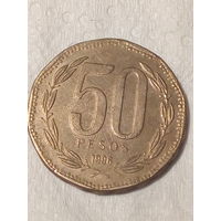 50 песо Чили 1996 год