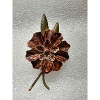 Винтажная брошь. Эмаль. Германия.