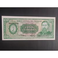 Парагвай. 100 гурани (образца 1982 года, P205, UNC)