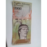 Венесуэла 2000 UNC c рубля