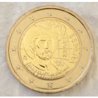 Испания 2 евро 2022. 500 лет первому кругосветному путешествию.