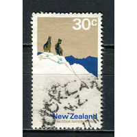 Новая Зеландия - 1970/1976 - Национальный парк Маунт-Кук 30С - [Mi.534Zc] - 1 марка. Гашеная.  (LOT Gw36)-T3P23