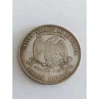Торговый доллар 1878 год, копия!