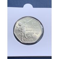 О. Мэн 50 пенсов 2019 г Питер Пэн