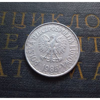 1 злотый 1985 Польша #15 XF