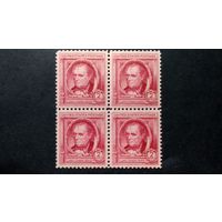 США\а113\1940 скотт860 Фенимор Купер писатель  MNH