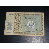 США, Военный Платёжный Сертификат, 1 Доллар 1948