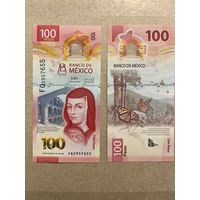 Мексика, 100 песо 2024 г, P-W139(4) (100-летие банка Мексики), UNC