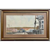 Кубарев В.Г;Засл.худ;54/86,5см. С рамой и паспарту;Бумага, акварель. 54х86,5 см с рамой и паспарту.