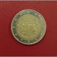 Германия. 2 евро 2007 D. 50 лет подписания Римского договора. Торг!