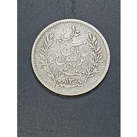 Тунис 1 франк 1891 года  .