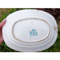 Тарелка антикварная  завода  Teichfeld & Asterblum (Царская Польша  в составе России 19 век)