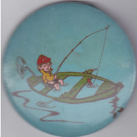 На рыбалке.