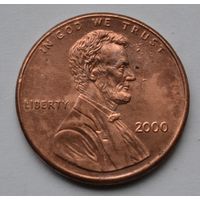 США, 1 цент 2000 г.