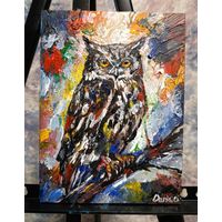 Картина сова