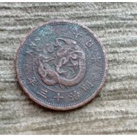 Werty71 Япония 2 сена 1880 Дракон