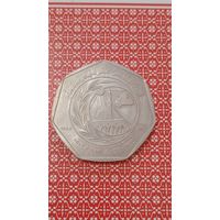 Иордания 1/2 ,пол динара 1980