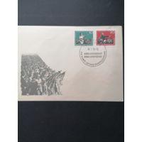 ГДР 1959 КПД с полной серией марок "40 лет со дня смерти Розы Люксембург и Карла Либкнехта" (спецгашение) Mi.674-675 каталог 3.00 евро