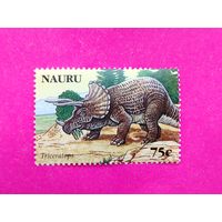 Науру. Динозавры. ( 1 марка ) 2006 года. 2-15.