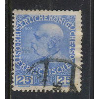 Австро-Венгрия Имп 1908 60-летие коронации Франца Иосифа I Стандарт #147x