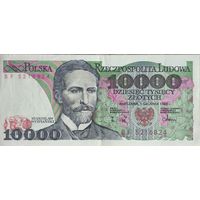 Польша 10000 злотых 1988 г.