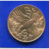 Остров Мэн 2 пенса 1980 UNC