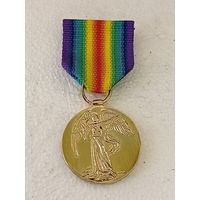 Союзническая медали Победы в 1 мировой войне Англия (Великобритания) иностранная награда реплика
