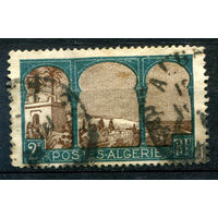 Французские колонии - Алжир - 1926г. - ландшафты, архитектура, 2 fr - 1 марка - гашёная [Mi 55]. #4-W1-117-A-1