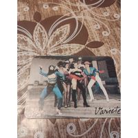 Календарик,варьете,прибалтика,1990