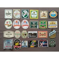 Пивные этикетки, все разные, цена за 1 шт., см описание лота ю-921 (3578)