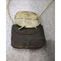 Жетон вермахта с чехольчиком и верёвкой