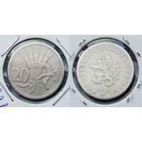 Чехословакия, 20 геллеров 1921 г.