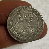 Орт  18 грошей Бранденбург-Пруссии 1684 ) с 1 рубля .состояние