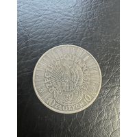 10 злотых 1934 г. Пилсудский, легион.