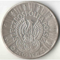 10 злотых 1934 г. Пилсудский, легион.