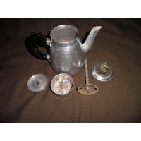 Гейзерная кофеварка из СССР КВ-Красный Выборжец 1,5 л.С рубля.