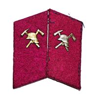 ГДР. Петлицы рядового состава пожарной службы. б/у