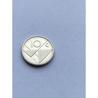 10 центов 2023 г., Аруба