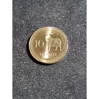 Лесото 10 лисенте 2023 Unc