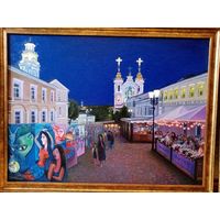 Картина Абраменко Сергей  "Витебск", х.м., 60х80см, 2024 г.