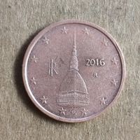Италия 2 евроцента, 2016 г., KM# 211