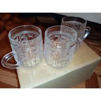 Лот мини бокалов СССР 3 шт.