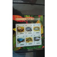 Блок рыбы морские обитатели MNH
